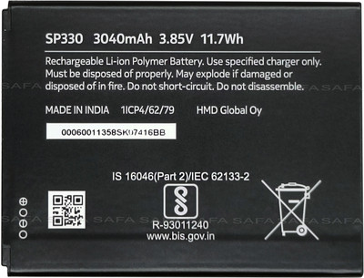 Safa Mobile Battery For  Nokia C3 - 3040MAh