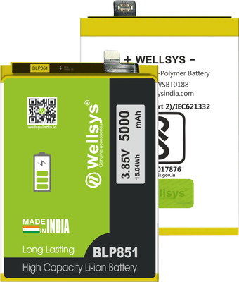WELLSYS Mobile Battery For  OPPO A74/A54 (5G) (BLP851 5000mAh)