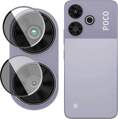 HIDEOUS Back Camera Lens Glass Protector for POCO M6 Plus 5G(Pack of: 1)