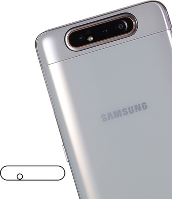 SHAKU Back Camera Lens Glass Protector for Samsung Galaxy A80(Pack of: 2)