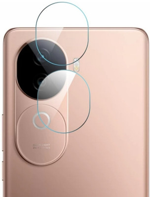 RANKART Back Camera Lens Glass Protector for Vivo V40e 5G With 9H Hardness, Air Bubble Free, Anti-Shock, Ultra HD(Pack of: 2)