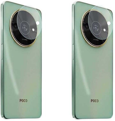 LIGHTWINGS Back Camera Lens Glass Protector for Xiaomi Poco C 61 Camera Lens Protector, (Pack of 2)(Pack of: 2)