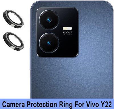 KREZEE Back Camera Lens Ring Guard Protector for Vivo Y22(Pack of: 2)