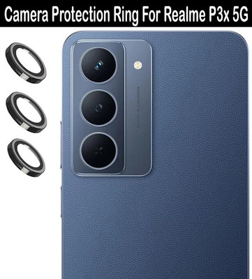 KREZEE Back Camera Lens Ring Guard Protector for Realme P3x 5G(Pack of: 3)
