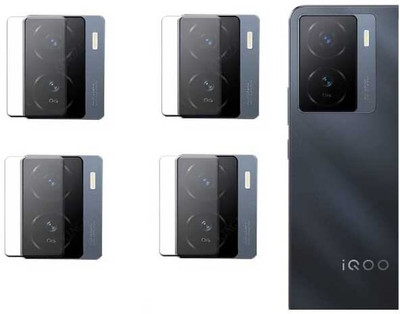 LIGHTWINGS Back Camera Lens Glass Protector for IQOO Z7s 5G(Pack of: 4)