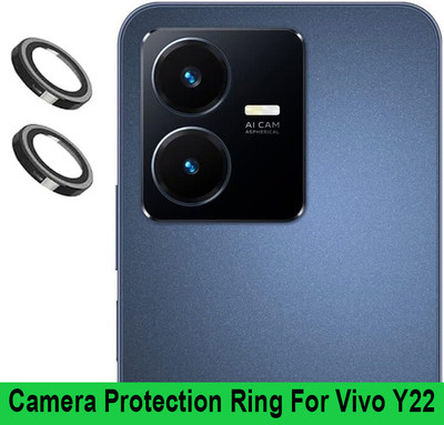 KREZEE Back Camera Lens Ring Guard Protector for Vivo Y22(Pack of: 2)