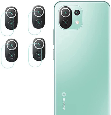 LIGHTWINGS Back Camera Lens Glass Protector for XIAOMI MI - 11 LITE(Pack of: 4)