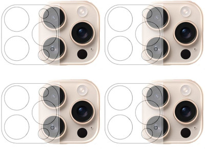 ISAAK Back Camera Lens Glass Protector for iPhone 16 Pro(Pack of: 4)