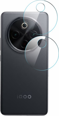 SHAKU Back Camera Lens Glass Protector for Iqoo Z10, 5g With 9H Hardness, Anti-Shock, Air Bubble Free, Ultra HD(Pack of: 2)