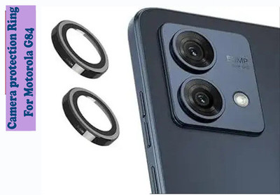 DC DEAL CLUES Back Camera Lens Ring Guard Protector for Motorola g84 [Metal Alloy Camera Ring with 9H Glass] Set of 1(Pack of: 2)