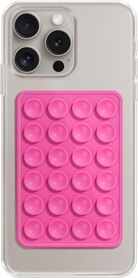 Exportiq Back Cover for Sutable With All Phone(Pink, Cases with Holder, Silicon, Pack of: 1)