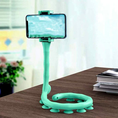 TECHEL Cute Caterpillar Shape Flexible Phone Holder XRF6 Mobile Holder