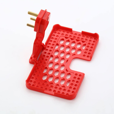 G2L Best Premium Wall Mount Holder Charging Stand with 3 Pin Plug Mobile Holder