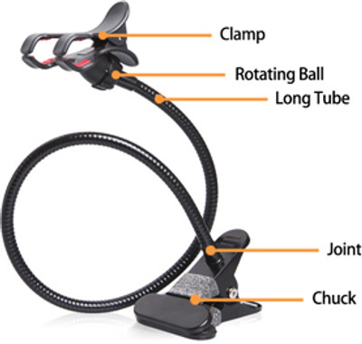 ENMORA RRT SRE-Metal Lazy Stand Mobile Phone Mount CHG25 Mobile Holder