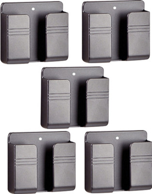 Expro 1 Compartments Plastic Multi Purpose Holder(BLACK PACK OF 5)