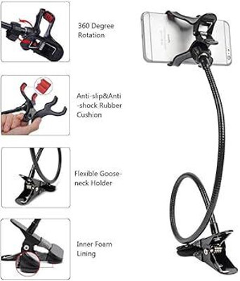 4uonly RRT BRE-Metal Lazy Stand Mobile Phone Mount JGJ14 Mobile Holder