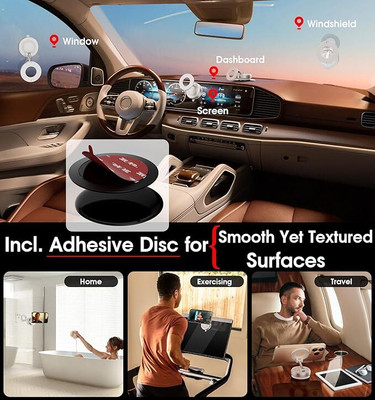 4uonly Phone Mount Foldable Vacuum Magnetic Phone Stand YHO21 Mobile Holder