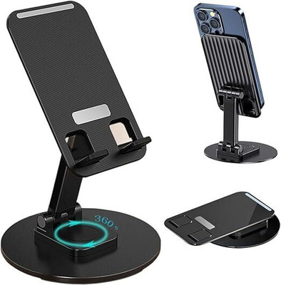 Shade Audio Premium Metal Mobile Holder | 360° Rotatable | Height Adjustable |Sturdy|Durable Mobile Holder