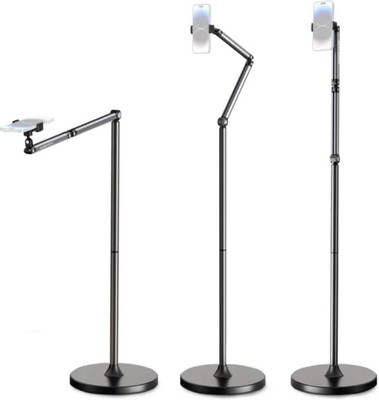 TECHGEAR L-01 Heavy Duty Metal 360 Adjustable Mount Lazy Bracket Long Arm floor Stand Mobile Holder