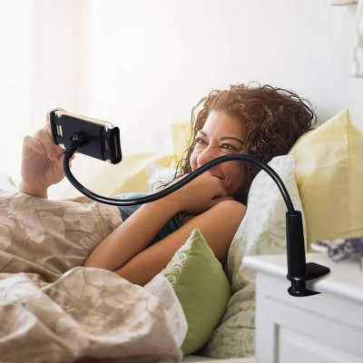 IMMUTABLE Flexible Metal lazy Mobile Phone Holder or Stand for Bed in Good Qulity EDG15 Mobile Holder