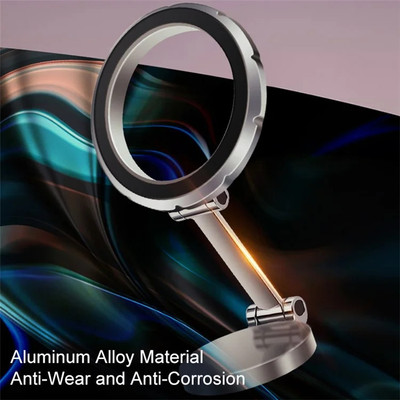 IMMUTABLE 1080-Angle Rotating Folding Magnetic Phone Holder Dashboard WSR43 Mobile Holder
