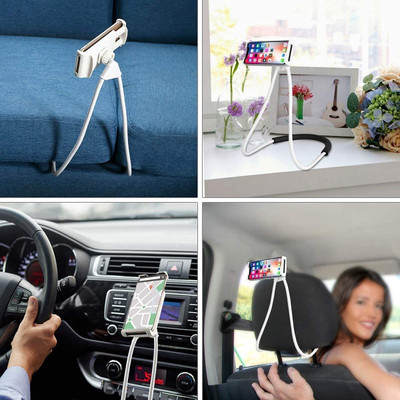ENMORA BEST Newest Flexible Mobile Phone Holder Hanging Neck Lazy HNF33 Mobile Holder