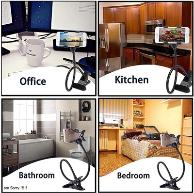 TECHEL Metal LAZY Built-Cell Phone Stand Flexible eqw18 Mobile Holder