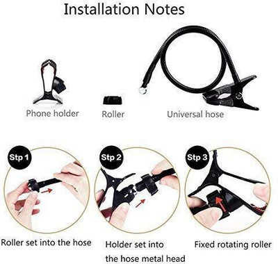 TECHEL Metal LAZY Built-Cell Phone Stand Flexible eqw15 Mobile Holder