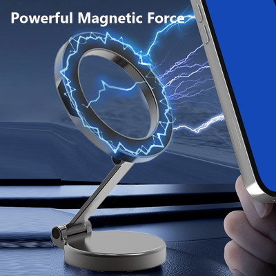4uonly Magnetic Mobile Phone Holder 1080 Degree Angle Rotation for Car JOD21 Mobile Holder