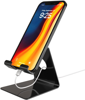 7Eleven Enterprise Metal Built Heavy Duty Cell Phone Stand Holder with Visting Card Mount Mobile Holder