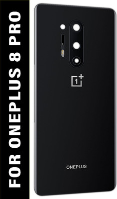 SUFO Oneplus 8 Pro With Camera Glass Back Panel(Black)