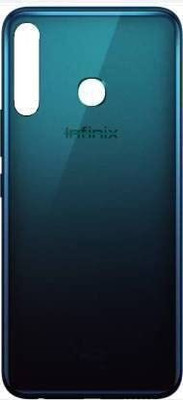 FixHub INFINIX HOT 8 BACK COVER WITH SIDE BUTTON COMPATIBLE Back Panel(GREEN)