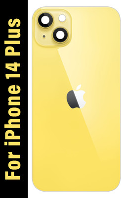 Safa Apple iPhone 14 Plus With Camera Glass Back Panel(Yellow)