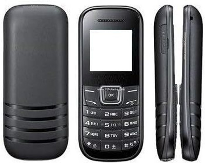 mobileworld SAMSUNG GURU 1200 E1200 Full Keypad Housing Body (Not Mobile Phone) Full Panel Front & Back Panel(BLACK)