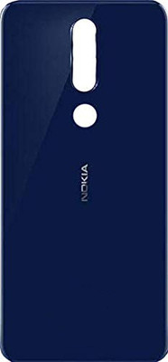 Tusail Nokia 5.1 Plus Back Glass, Back Panel(Blue)
