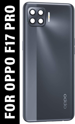 SUFO Oppo F17 PRO With Camera Glass Full Back Panel(Matte Black)