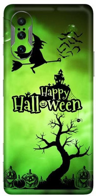 FCS Poco F3 GT (5G), Poco F3 GT (5G) Halloween Printed Back Skin Mobile Skin(Halloween)