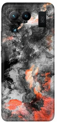 FCS Mi 11 Ultra, Mi 11 Ultra White Smoke Printed Back Skin Mobile Skin(White Smoke)