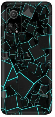 FCS Mi 10T (5G), Mi 10T (5G) Box Green Printed Back Skin Mobile Skin(Box Green)