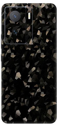 Vcare GadGets i QOO Z7 5G Mobile Skin(Black)