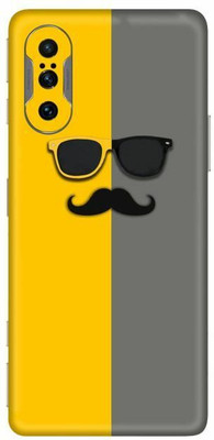 FCS Poco F3 GT (5G), Poco F3 GT (5G) Moustache Printed Back Skin Mobile Skin(Moustache)