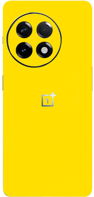 AsSkin One Plus 11R 5G, one plus 11r 5g Mobile Skin(Ultra Super Bright Yellow Skin With High Gloss Finish).)