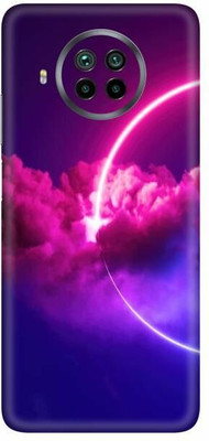FCS Mi 10T Lite, Mi 10T Lite Sky Red Printed Back Skin Mobile Skin(Sky Red)