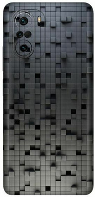 FCS Poco F3, Poco F3 Dark Wall Printed Back Skin Mobile Skin(Dark Wall)
