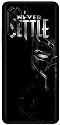 FCS Poco F3, Poco F3 Black Penther Never Printed Back Skin Mobile Skin(Black Penther Never)