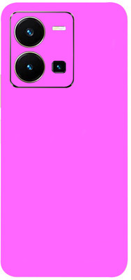 AsSkin Vivo Y35, vivo y35 Mobile Skin(Ultra Super Pink Matte Wrap Sticker With High Gloss Finish).)