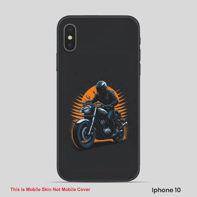 VYBE The Smart Choice iPhone 10 Sport Mobile Skin(Desetr White, Red 2)