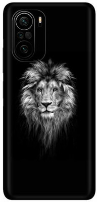 FCS Poco F3, Poco F3 Dark Lion Printed Back Skin Mobile Skin(Dark Lion)
