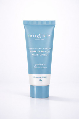 Dot & Key Ceramides & Hyaluronic Barrier Repair Moisturizer With Probiotics & Rice Water(15 g)