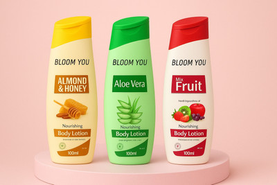 BLOOM YOU Triple Moisture Care Body Lotion Combo 100ml x 3(300 ml)